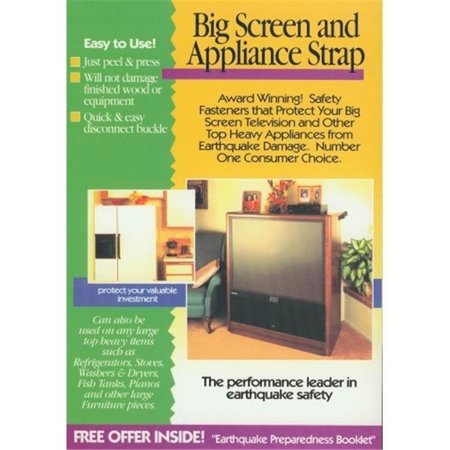 READY AMERICA Ready America Quakehold Big Screen & Appliance Strap  4508 4508